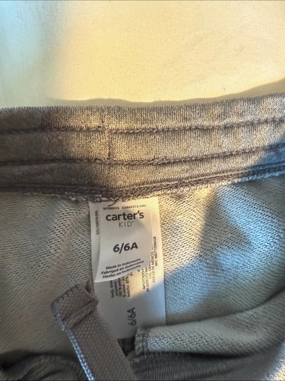 Carter's Gray Hooded Zip Utility Jacket and Joggers Set